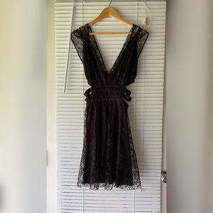 EXPRESS Cut Out Lace Dress